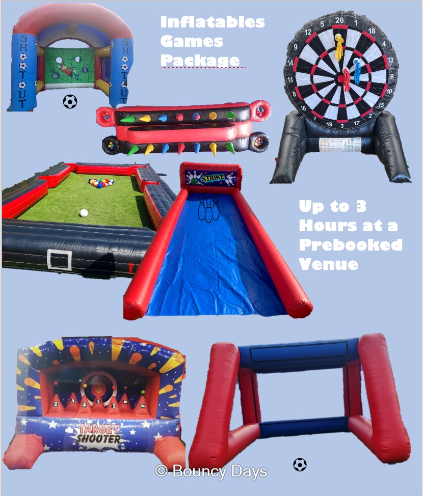 Inflatable Indoor Packages Best Bouncy castles, Soft play & LED