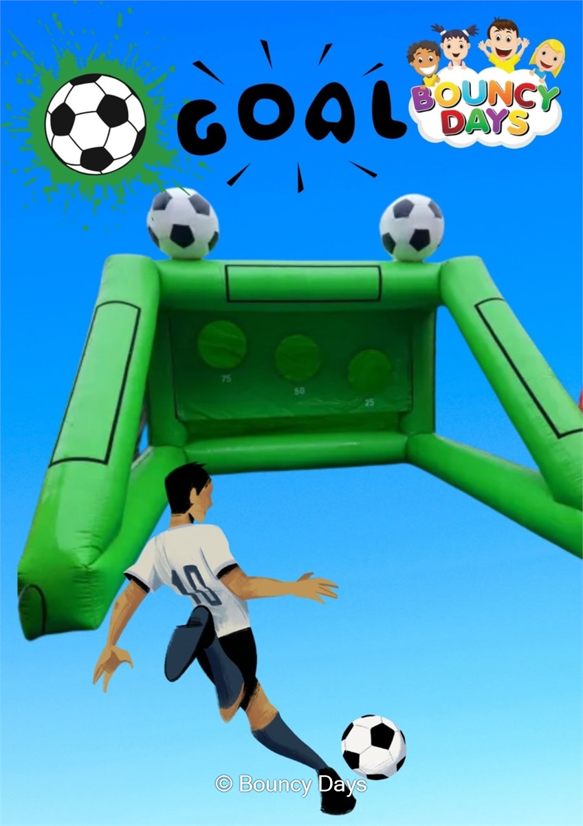 Schermata di gioco della slot Penalty Shoot Out che mostra il campo di calcio e le opzioni di puntata